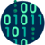 binary-code decoration button